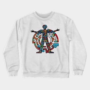 Embrace Colors with Open Arms Crewneck Sweatshirt